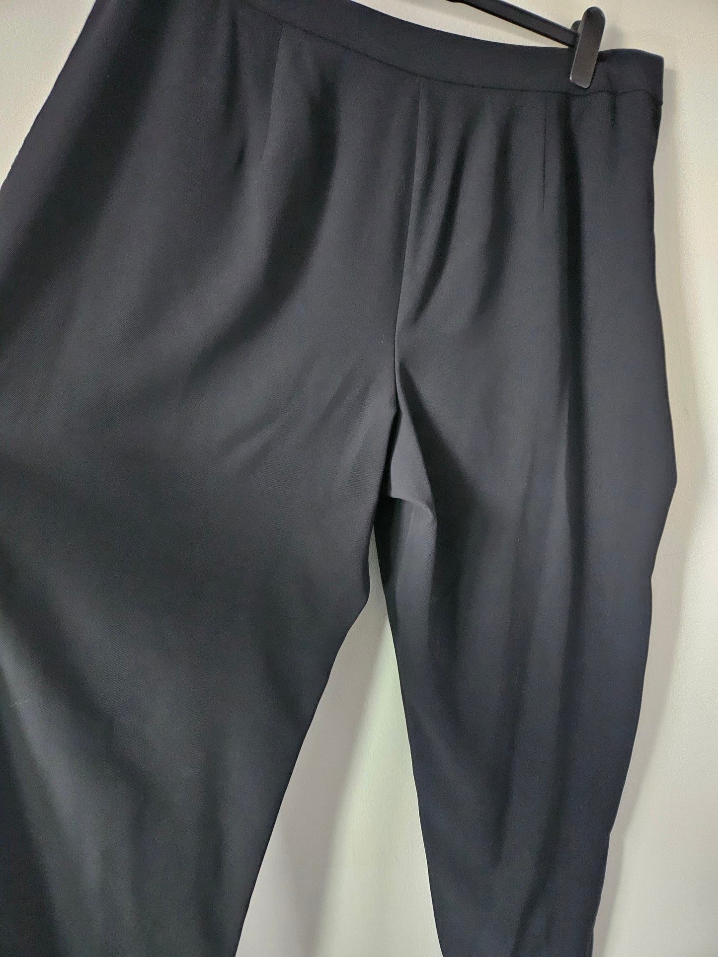 Tu Black Diamonte Side-Stripe Trousers – Size 22